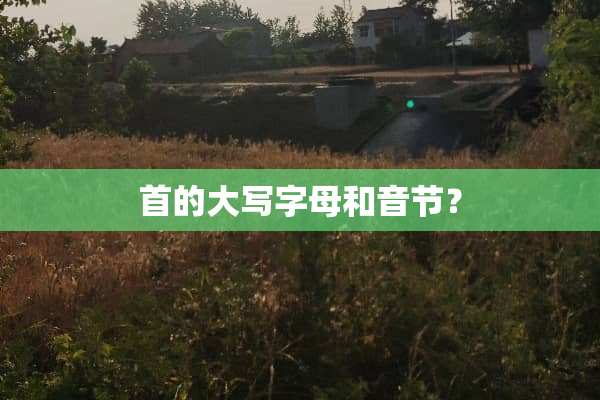 首的大写字母和音节？