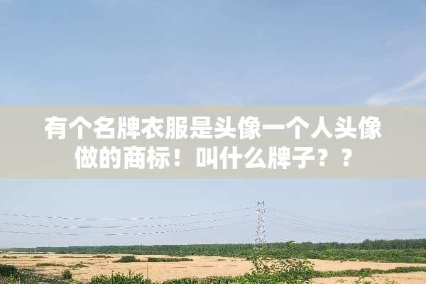 有个名牌衣服是头像一个人头像做的商标！叫什么牌子？？