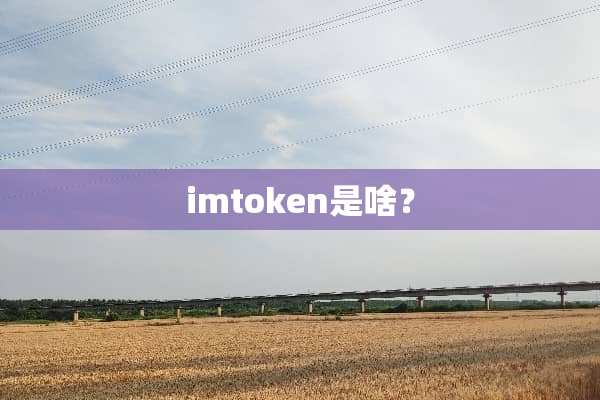 imtoken是啥？