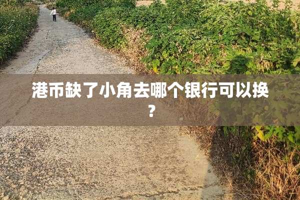 港币缺了小角去哪个银行可以换？