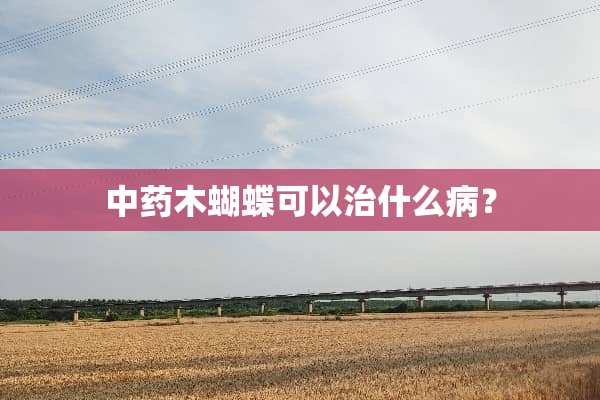 中药木蝴蝶可以治什么病？