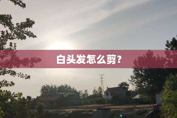 白头发怎么剪？