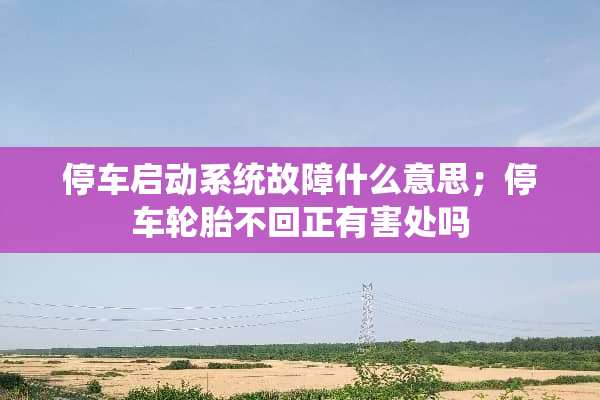 停车启动系统故障什么意思；停车轮胎不回正有害处吗