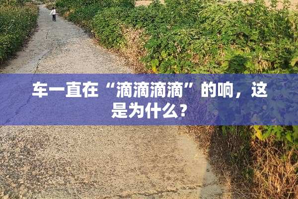 车一直在“滴滴滴滴”的响，这是为什么？