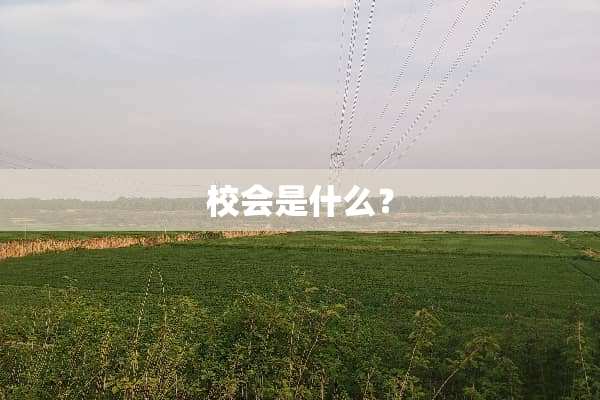 校会是什么？