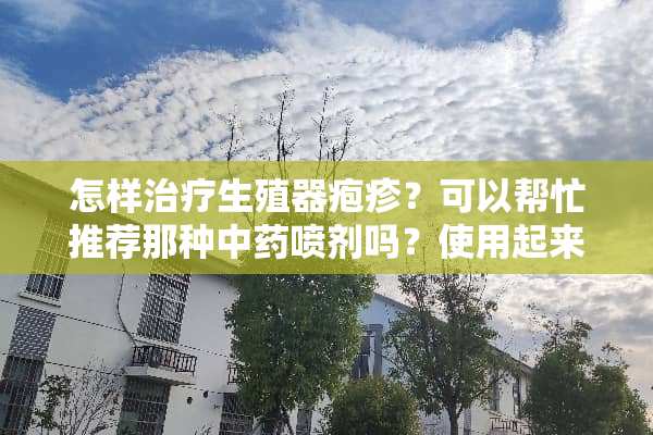 怎样治疗***疱疹？可以帮忙推荐那种中药**吗？使用起来方便那种？