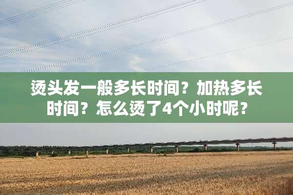 烫头发一般多长时间？加热多长时间？怎么烫了4个小时呢？