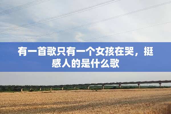 有一首歌只有一个女孩在哭，挺感人的是什么歌
