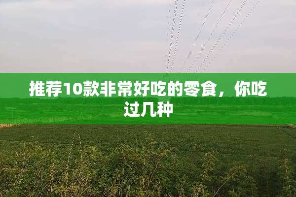 推荐10款非常好吃的零食，你吃过几种