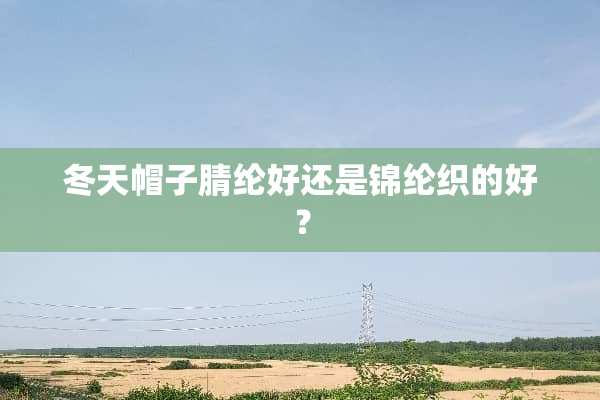 冬天帽子腈纶好还是锦纶织的好？