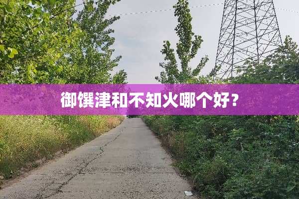 御馔津和不知火哪个好？