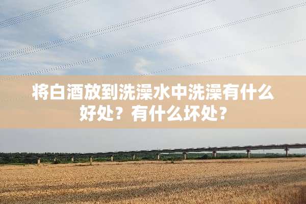 将白酒放到洗澡水中洗澡有什么好处？有什么坏处？