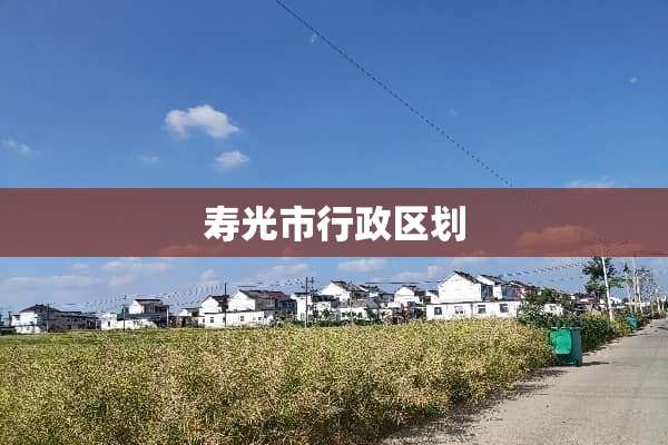 寿光市行政区划