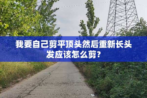 我要自己剪平顶头然后重新长头发应该怎么剪？