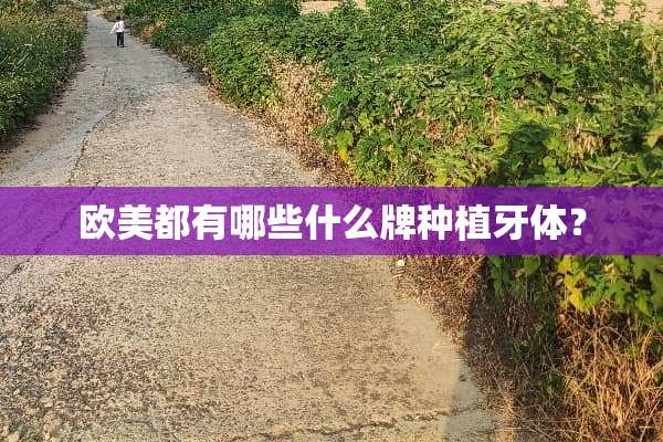 欧美都有哪些什么牌种植牙体？