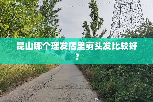 昆山哪个理发店里剪头发比较好？
