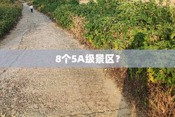 8个5A级景区？