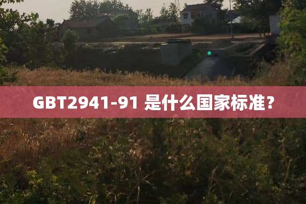 GBT2941-91 是什么国家标准？