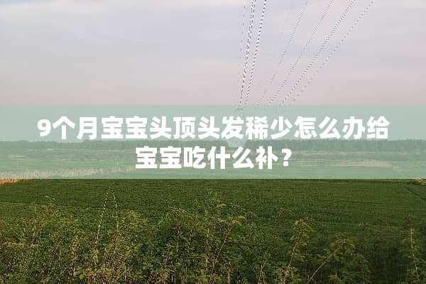 9个月宝宝头顶头发稀少怎么办给宝宝吃什么补？