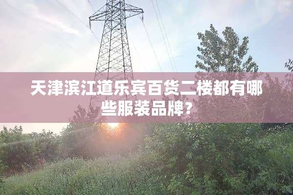 天津滨江道乐宾百货二楼都有哪些服装品牌？