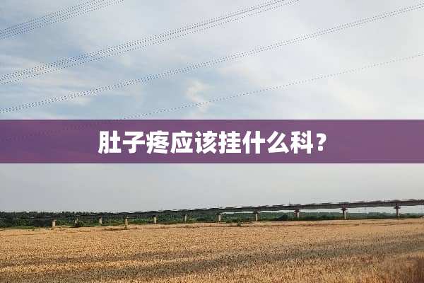 肚子疼应该挂什么科？
