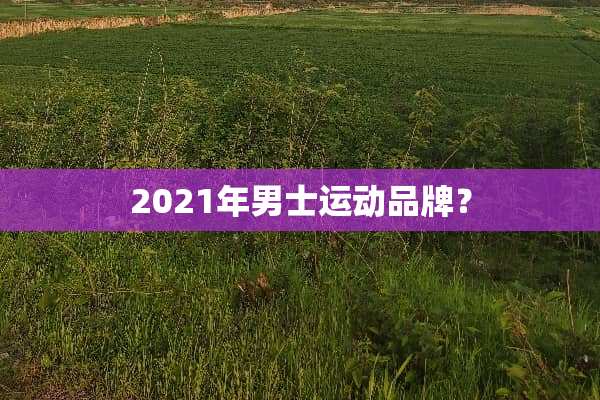 2021年男士运动品牌？
