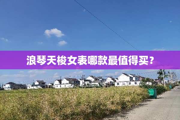 浪琴天梭女表哪款最值得买？