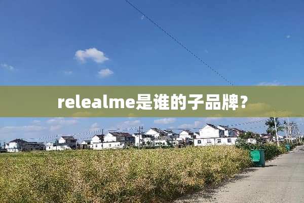 relealme是谁的子品牌？