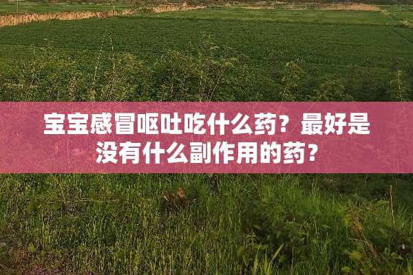 宝宝感冒呕吐吃什么药？最好是没有什么副作用的药？