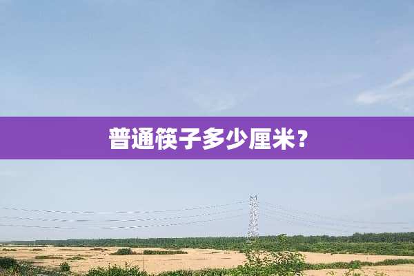 普通筷子多少厘米？