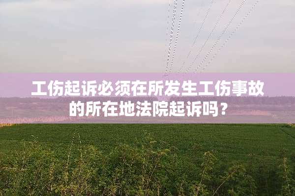 工伤起诉必须在所发生工伤事故的所在地法院起诉吗？
