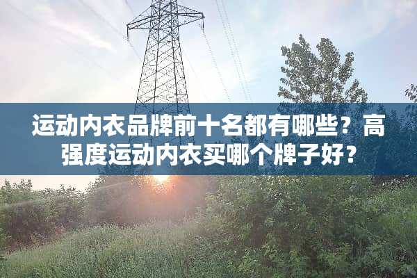 运动**品牌前十名都有哪些？高强度运动**买哪个牌子好？