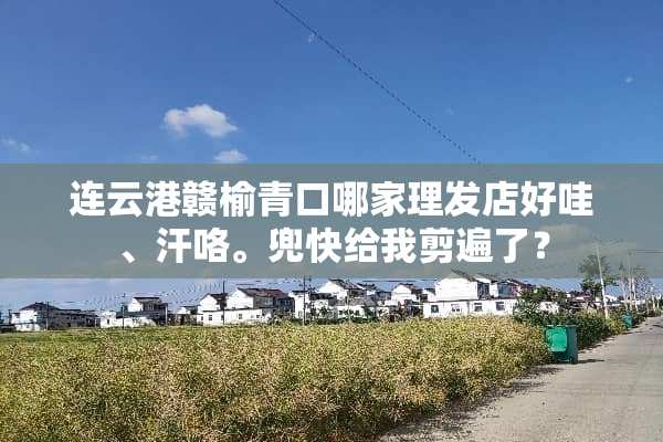连云港赣榆青口哪家理发店好哇、汗咯。兜快给我剪遍了？