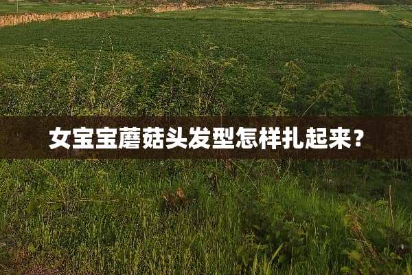 女宝宝蘑菇头发型怎样扎起来？