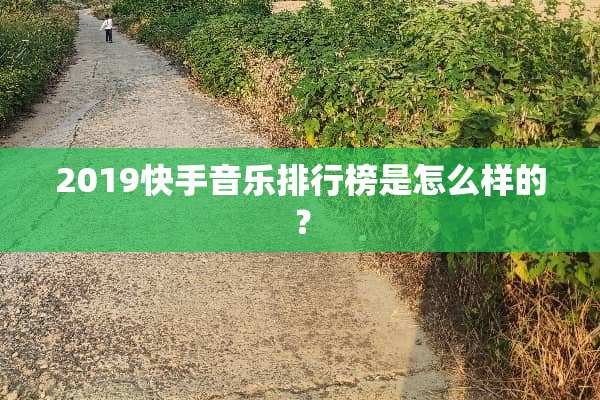2019快手音乐排行榜是怎么样的？