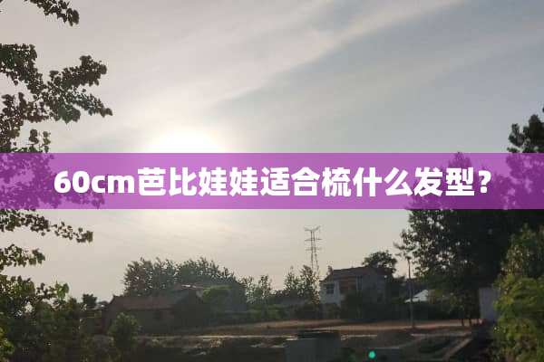 60cm芭比娃娃适合梳什么发型？