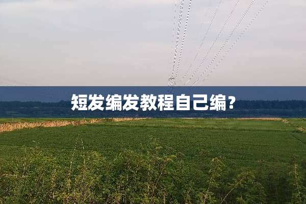 短发编发教程自己编？
