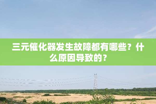 三元催化器发生故障都有哪些？什么原因导致的？