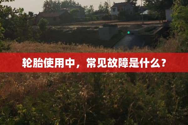 轮胎使用中，常见故障是什么？