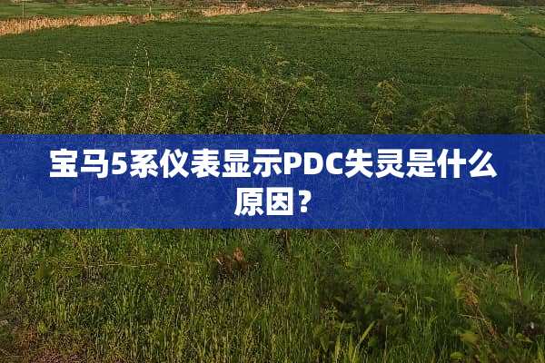 宝马5系仪表显示PDC失灵是什么原因？