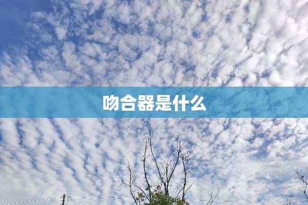 吻合器是什么