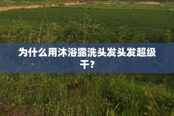 为什么用沐浴露洗头发头发超级干？