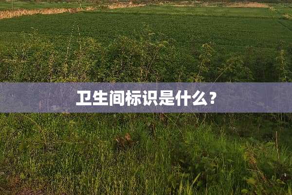 卫生间标识是什么？