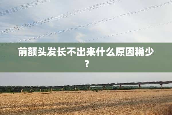 前额头发长不出来什么原因稀少？