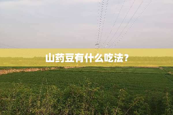 山药豆有什么吃法？