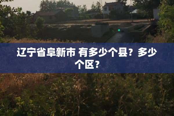 辽宁省阜新市 有多少个县？多少个区？