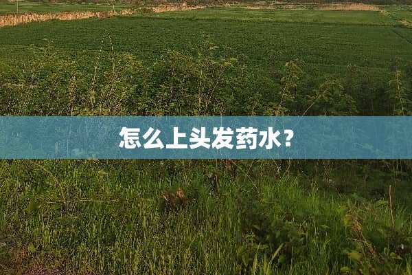 怎么上头发药水？