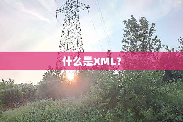 什么是XML？