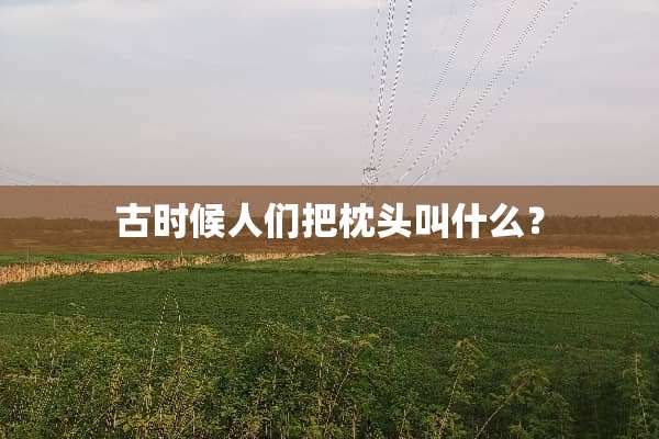 古时候人们把枕头叫什么？