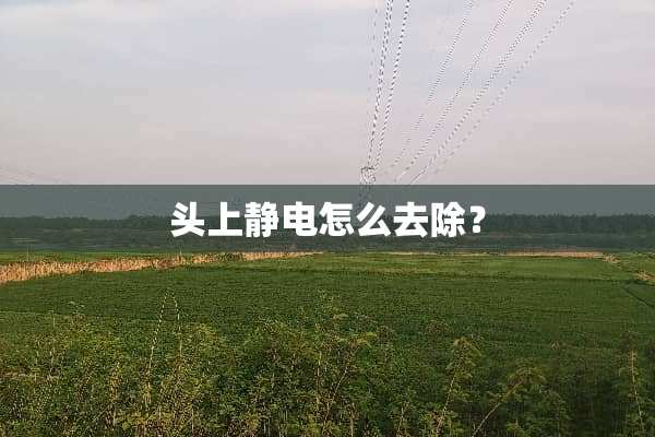头上静电怎么去除？